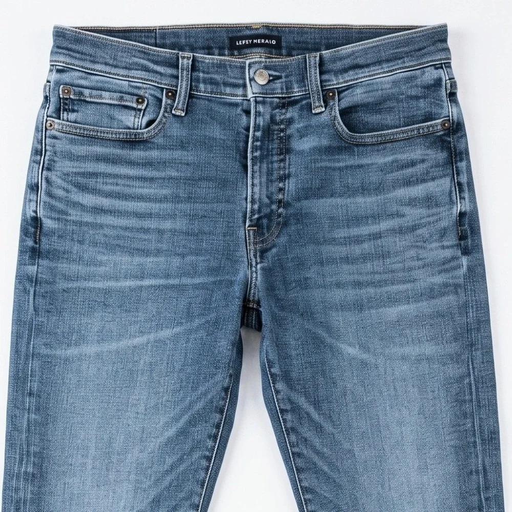 Lucky Brand 121 Slim Straight Mens W33 L30 Blue Denim Jeans Casual Workwear Core